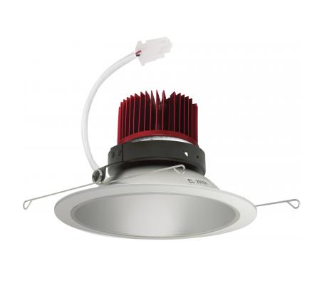 Elco Lighting E610C0835H2 6 Inches LED Light Engine with Reflector Trim, Color Temperature 3500K, Haze w/White Ring Finish