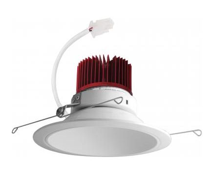 Elco Lighting E610C0835W2 6 Inches LED Light Engine with Reflector Trim, Color Temperature 3500K, All White Finish