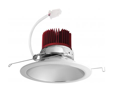 Elco Lighting E610C0840C2 6 Inches LED Light Engine with Reflector Trim, Color Temperature 4000K, Chrome w/White Ring Finish