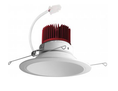 Elco Lighting E610C0840W2 6 Inches LED Light Engine with Reflector Trim, Color Temperature 4000K, All White Finish