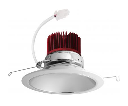 Elco Lighting E610C1230C2 6 Inches LED Light Engine with Reflector Trim, Color Temperature 3000K, Chrome w/White Ring Finish