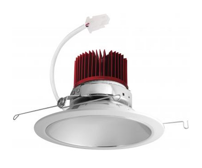 Elco Lighting E610C1230C2 6 Inches LED Light Engine with Reflector Trim, Color Temperature 3000K, Chrome w/White Ring Finish
