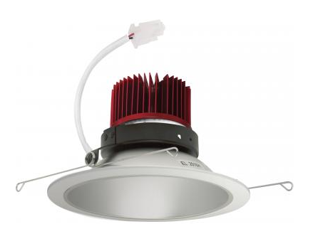 Elco Lighting E610C1230H2 6 Inches LED Light Engine with Reflector Trim, Color Temperature 3000K, Haze w/White Ring Finish
