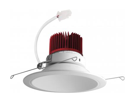 Elco Lighting E610C1230W2 6 Inches LED Light Engine with Reflector Trim, Color Temperature 3000K, All White Finish