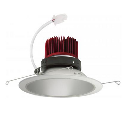 Elco Lighting E610C1235H2 6 Inches LED Light Engine with Reflector Trim, Color Temperature 3500K, Haze w/White Ring Finish