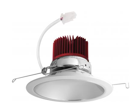 Elco Lighting E610C1240C2 6 Inches LED Light Engine with Reflector Trim, Color Temperature 4000K, Chrome w/White Ring Finish