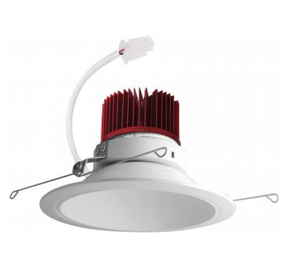 Elco Lighting E610C1240W2 6 Inches LED Light Engine with Reflector Trim, Color Temperature 4000K, All White Finish