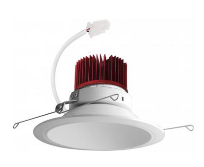 Elco Lighting E610C12SDW 6 Inches LED Light Engine with Reflector Trim, Color Temperature SunsetK, All White Finish