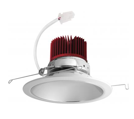 Elco Lighting E610C1630C2 6 Inches LED Light Engine with Reflector Trim, Color Temperature 3000K, Chrome w/White Ring Finish