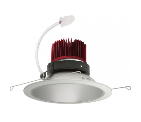 Elco Lighting E610C1640H2 6 Inches LED Light Engine with Reflector Trim, Color Temperature 4000K, Haze w/White Ring Finish