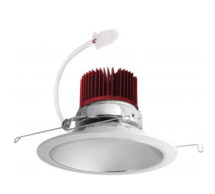Elco Lighting E610C2030C2 6 Inches LED Light Engine with Reflector Trim, Color Temperature 3000K, Chrome w/White Ring Finish