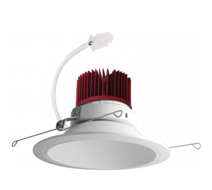 Elco Lighting E610C2035W2 6 Inches LED Light Engine with Reflector Trim, Color Temperature 3500K, All White Finish