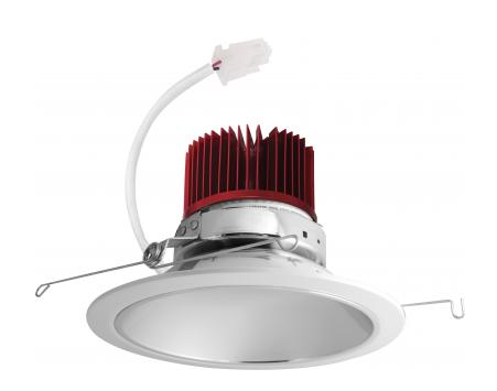 Elco Lighting E610C2040C2 6 Inches LED Light Engine with Reflector Trim, Color Temperature 4000K, Chrome w/White Ring Finish