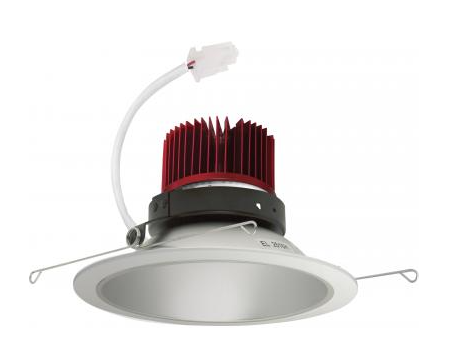 Elco Lighting E610C2040H2 6 Inches LED Light Engine with Reflector Trim, Color Temperature 4000K, Haze w/White Ring Finish