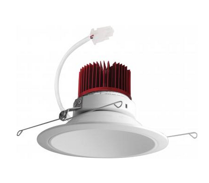 Elco Lighting E610C2040W2 6 Inches LED Light Engine with Reflector Trim, Color Temperature 4000K, All White Finish