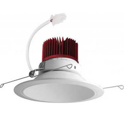ELCO Lighting E610C2027B Cedar System 6 inch LED Light Engine with Reflector Trim Black with White Ring Finish 2000 Lumens 2700K