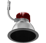 ELCO Lighting E810L6027B 8 Inch Reflector LED Light Engine Trims Black Finish 2700K 6000 lm