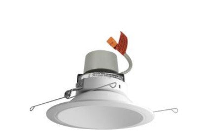 ELCO Lighting E610R08SDW 6 Inches LED Module & Driver with Reflector Trim Watt 11.4W, Color Temperature SunsetK , Lumens 850lm All White Finish