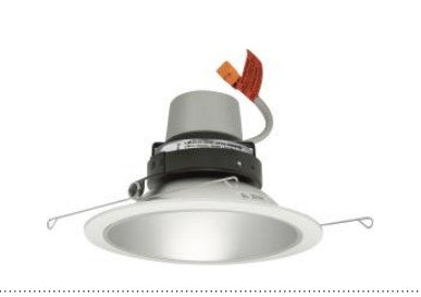 ELCO Lighting E610R12SDH 6 Inches LED Module & Driver with Reflector Trim Watt 15.7W, Color Temperature SunsetK , Lumens 1250lm Haze with White Ring Finish