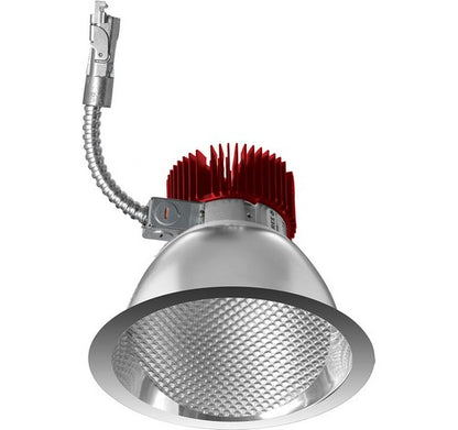 ELCO Lighting E611L30SDHW 6 Inch LED Light Engine with Wall Wash Trim Haze with White Ring Finish Sunset 3000 Lumens