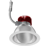 ELCO Lighting E611L1240HW 6 Inch LED Light Engine with Wall Wash Trim Haze with White Ring Finish 4000K 1250 Lumens