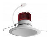 Elco Lighting E614C0840W 6 Inches LED Light Engine with Baffle Trim, Color Temperature 4000K, All White Finish