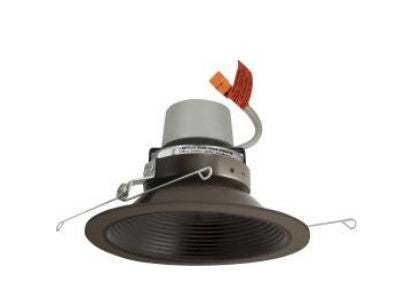 ELCO Lighting E614R12SDBZ 6 Inches LED Module & Driver with Baffle Trim Watt 15.7W, Color Temperature SunsetK , Lumens 1250lm Bronze Finish