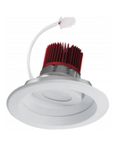 Elco Lighting E616C1227W 6 Inches LED Light Engine with Adjustable Baffle Trim, Color Temperature 2700K, All White Finish