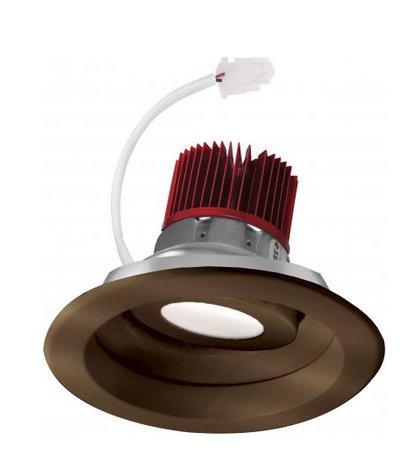 Elco Lighting E617C2035BZ2 6 Inches LED Light Engine with Adjustable Reflector Trim, Color Temperature 3500K, All Bronze Finish