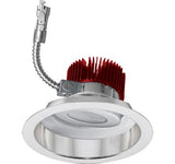 ELCO Lighting E618L6027W 6 Inch LED Light Engine with Adjustable Trim White Finish 2700k 6000 lm