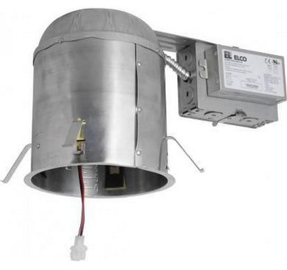 ELCO Lighting E6LRC08ICA Cedar System Modern 6 inch Remodel IC Airtight Recessed Lighting Housing with Driver 850 Lumens 120V - BuyRite Electric