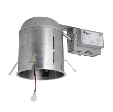 Elco Lighting E6LRC12ICASD 6 Inches Cedar System Remodel IC Airtight Housing w/Driver, Voltage 120/277V, Dimming Sunset