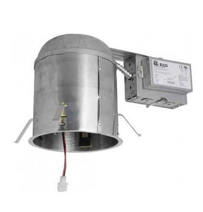Elco Lighting E6LRC12D2 6 Inches Cedar System Remodel Housing w/Driver, Voltage 120/277V, Dimming Triac/ELV/0-10V