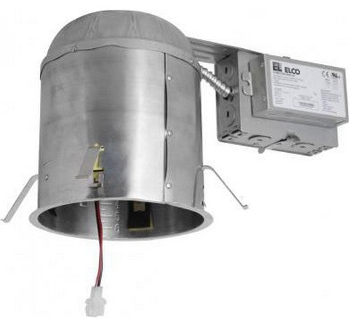 ELCO Lighting E6LRC12ICA Cedar System Contemporary 6 inch Remodel IC Airtight Recessed Lighting Housing with Driver 1250 Lumens 120V - BuyRite Electric