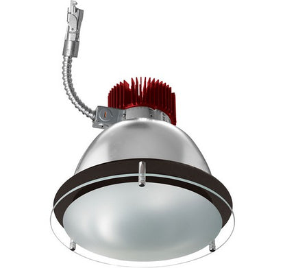 ELCO Lighting E812L3030B LED 8" Drop Glass LED Recessed Lighting Light Engine Black Finish 3000K 120V 3000 Lumens