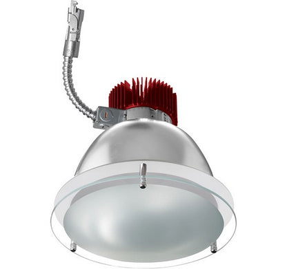 ELCO Lighting E812L30SDW LED 8" Drop Glass LED Recessed Lighting Light Engine White Finish Sunset 120V 3000 Lumens