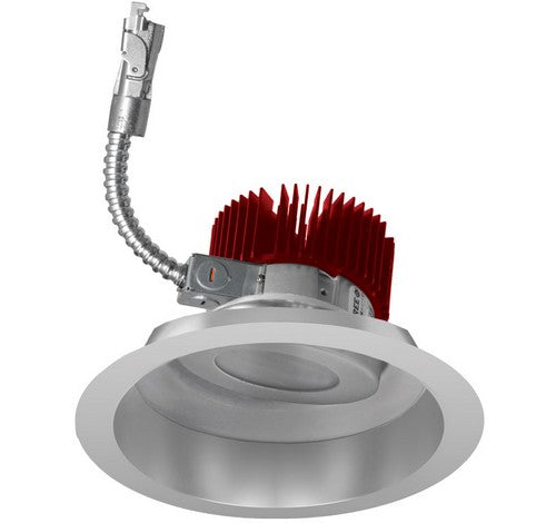 ELCO Lighting E818L0830HW LED 8" Adjustable LED Recessed Lighting Light Engine 80 Lumens Haze with White Ring Finish 3000K 120V