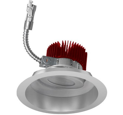 ELCO Lighting E818L0830HW LED 8" Adjustable LED Recessed Lighting Light Engine 80 Lumens Haze with White Ring Finish 3000K 120V