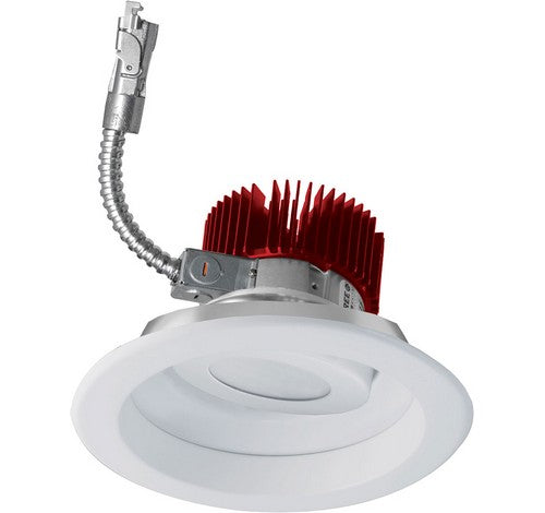 ELCO Lighting E818L30SDHW LED 8" Adjustable LED Recessed Lighting Light Engine 3000 Lumens Haze with White Ring Finish Sunset 120V