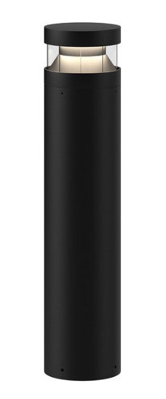 Kuzco Lighting EB48528-BK 28 Inch Tall Windermere Bollard led landscape Outdoor Light, Black Finish