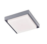 Kuzco Lighting EC34507-GY LED Outdoor Flush Mount Ceiling Light 120V Grey Finish