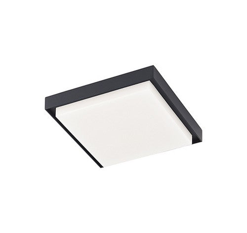 Kuzco Lighting EC34509-XX Black Outdoor Flush Mount Ceiling Light 120V - BuyRite Electric