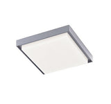 Kuzco Lighting EC34509-GY LED Outdoor Flush Mount Ceiling Light 120V Grey Finish