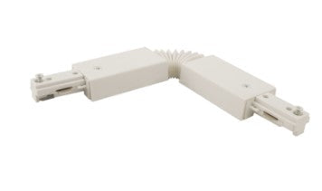 Elco Lighting EC802W Flexible Connector Track Accessory, All White Finish