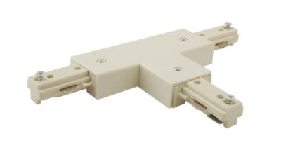 Elco Lighting EC805W "T" Connector Track Accessory, All White Finish