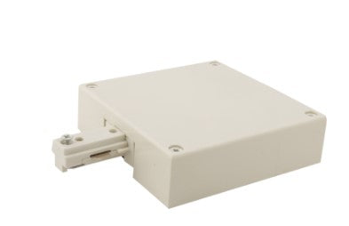 Elco Lighting EC817B T-Bar Ceiling Feed for 2 Circuit Track Accessory, All Black Finish