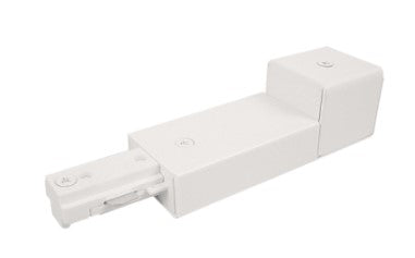 Elco Lighting EC880B Live End Conduit Connector 2 Circuit Track Accessory, All Black Finish