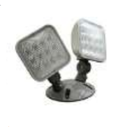 Westgate Lighting EL-RH2-WP Wet Location Outdoor Double LED Square Remote Head,  3.6V/6V/9.9V/12VDC
