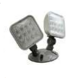 Westgate Lighting EL-RH2-WP Wet Location Outdoor Double LED Square Remote Head, 120-277V