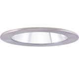 ELCO Lighting EL1411N 4" Adjustable Shower Trim with Clear Reflector and Lens Trim Nickel